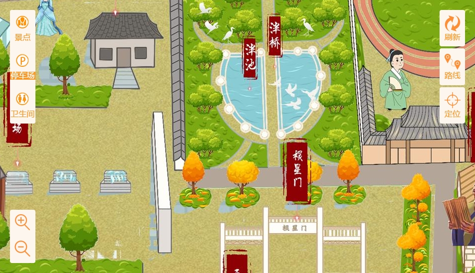 丰县手绘地图景区语音讲解导览系统：智慧景区建设的基石